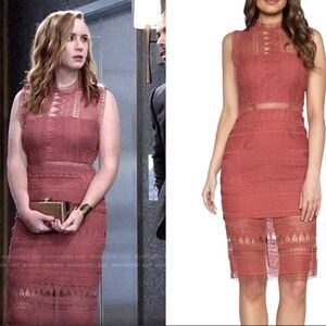 Bardot Dress Mariana Sleeveless Lace Size 4